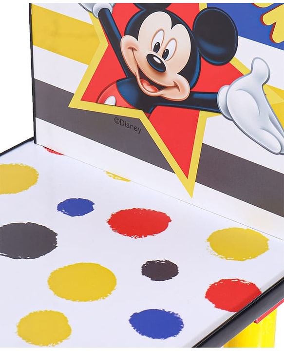 Babyhug Disney Mickey  Multipurpose Study Table with 2 Chairs - Yellow