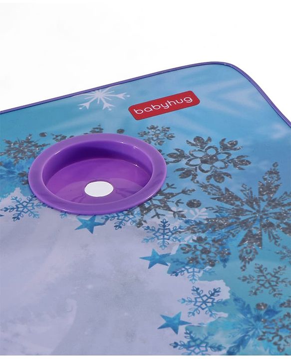Babyhug Disney Frozen Height Adjustable Study Table & Chair Set with Storage for Kids - Purple| Ergonomic Study Desk for 3-15 Years Kids| Reading Stand, Cup Holder & Anti-Slip Base
