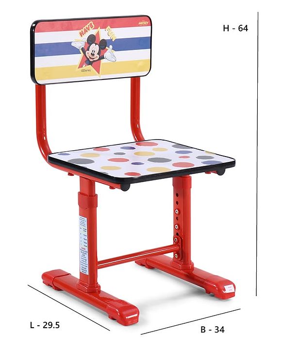 Babyhug Disney Frozen Height Adjustable Study Table & Chair Set with Storage for Kids - Purple| Ergonomic Study Desk for 3-15 Years Kids| Reading Stand, Cup Holder & Anti-Slip Base