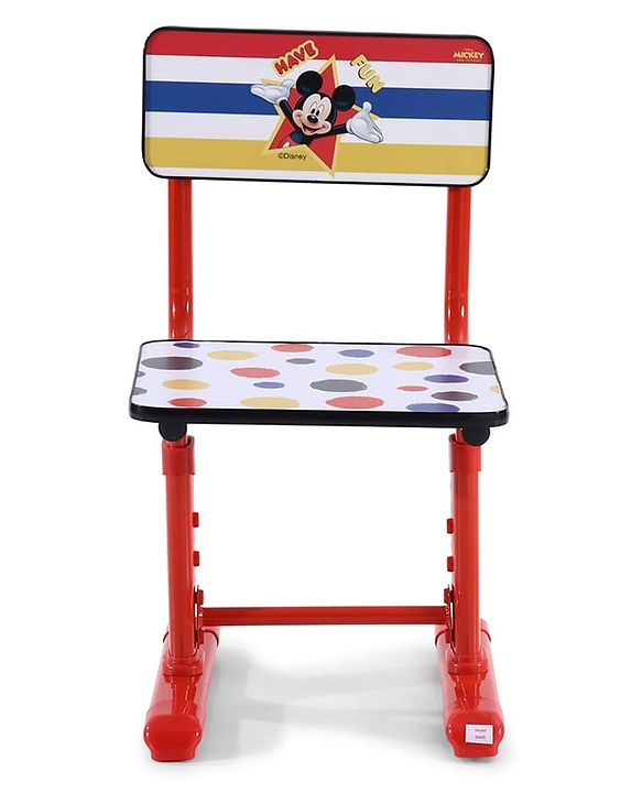 Babyhug Disney Frozen Height Adjustable Study Table & Chair Set with Storage for Kids - Purple| Ergonomic Study Desk for 3-15 Years Kids| Reading Stand, Cup Holder & Anti-Slip Base