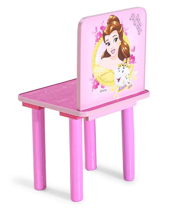 Babyhug Princess Multipurpose Study Table with 1 Chair  Pink| Art & Craft Table| Dining Table| Easy to Assemble| Sturdy Construct| Storage Draw| Chair with Backrest