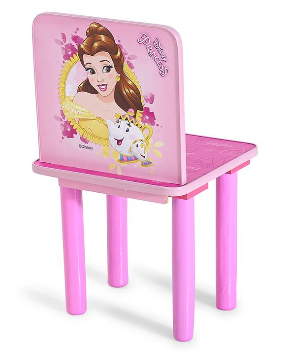 Babyhug Princess Multipurpose Study Table with 1 Chair  Pink| Art & Craft Table| Dining Table| Easy to Assemble| Sturdy Construct| Storage Draw| Chair with Backrest