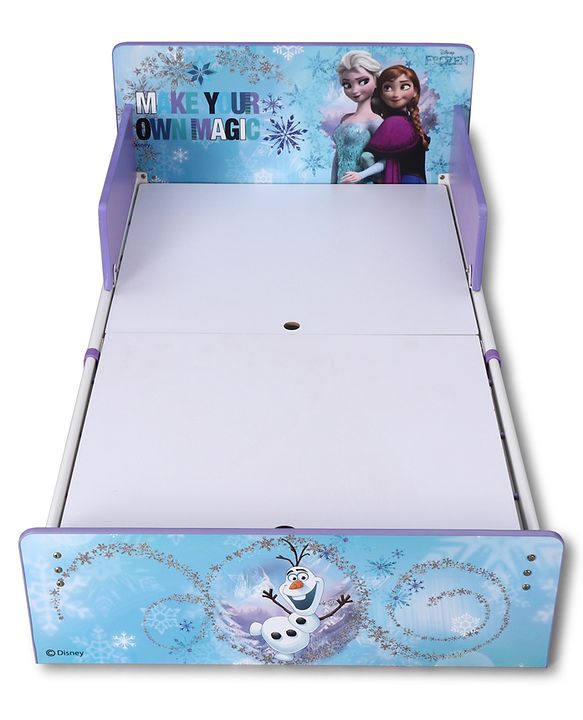 Babyhug Disney Frozen Kids Bed with Metal Legs & Sturdy Frame Durable & Safe Design Spacious Sleeping Area Easy to Assemble Ideal for Kids 3+ Years
