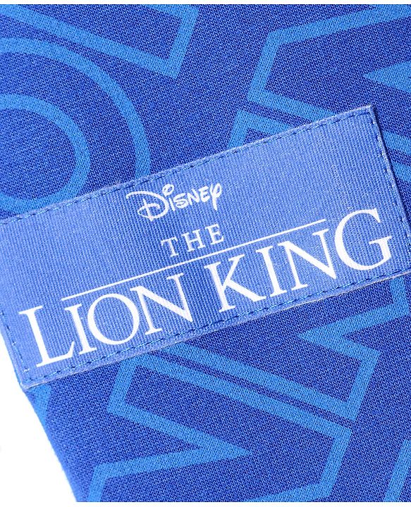 Pine Kids Disney Terry Knit Full Length Lounge Pant with Lion King Graphics - Royal Blue