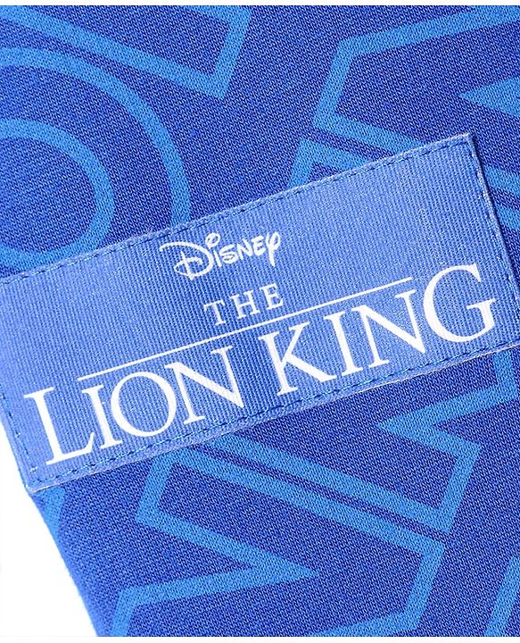 Pine Kids Disney Terry Knit Full Length Lounge Pant with Lion King Graphics - Royal Blue