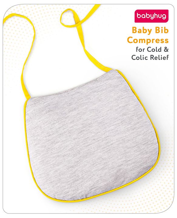 Babyhug Baby Bib Compress for Cold & Colic Relief - Grey