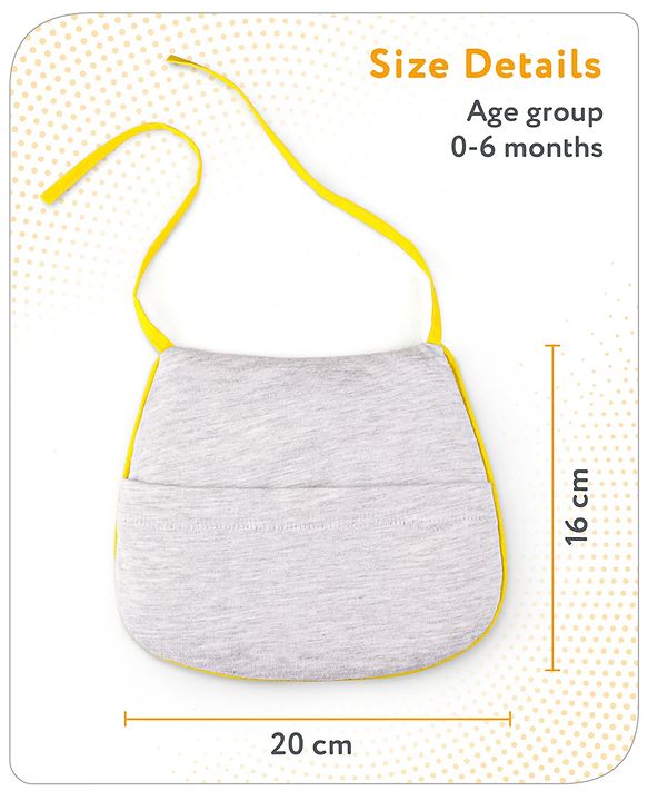 Babyhug Baby Bib Compress for Cold & Colic Relief - Grey