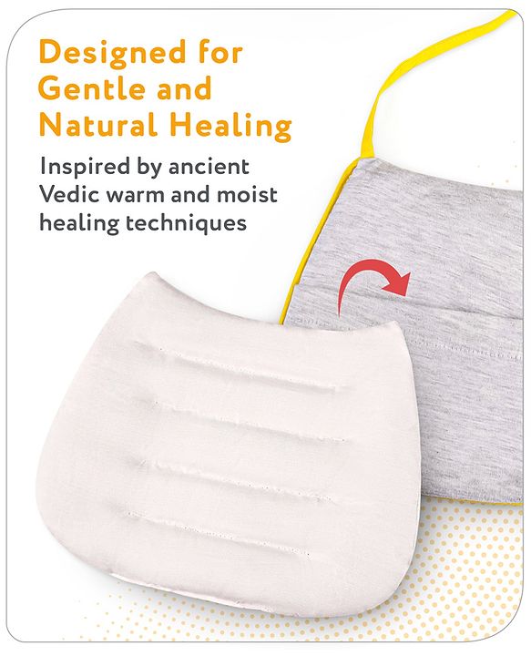 Babyhug Baby Bib Compress for Cold & Colic Relief - Grey