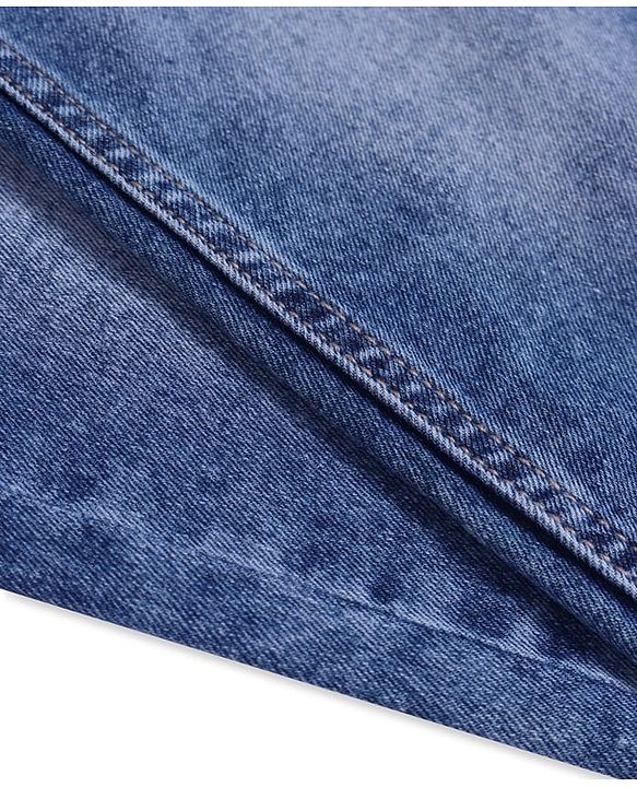 Pine Kids Denim Woven Full Length Washed Jeans  -Royal Blue