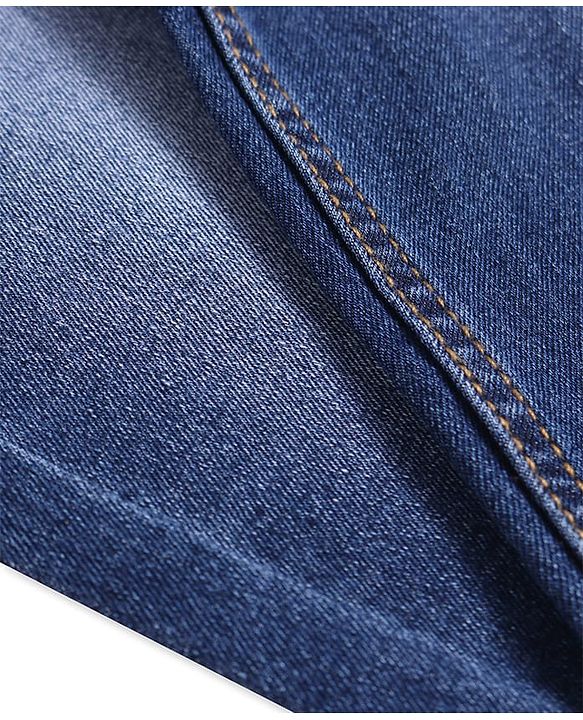Pine Kids Denim Woven Full Length Washed Jeans  -Navy Blue