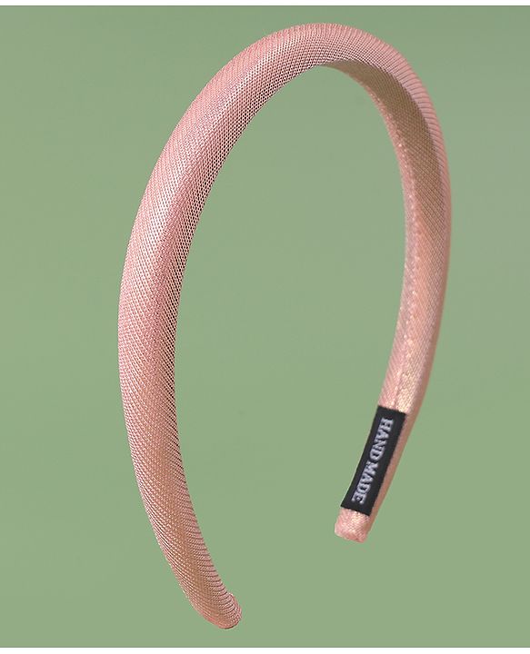 Pine Kids Free Size Solid Coloured Hair Band - Pink