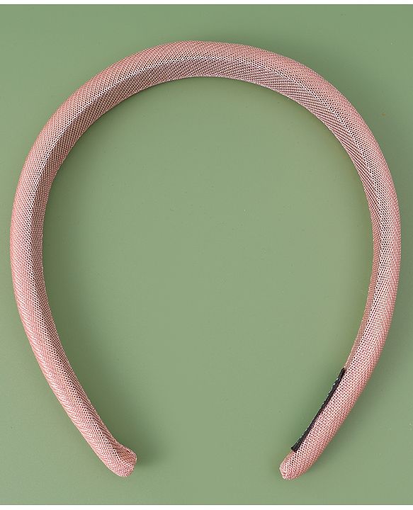 Pine Kids Free Size Solid Coloured Hair Band - Pink