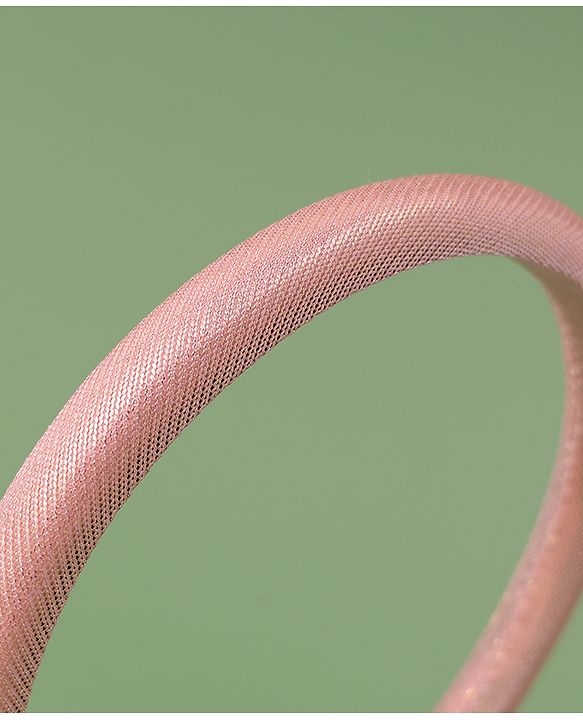 Pine Kids Free Size Solid Coloured Hair Band - Pink