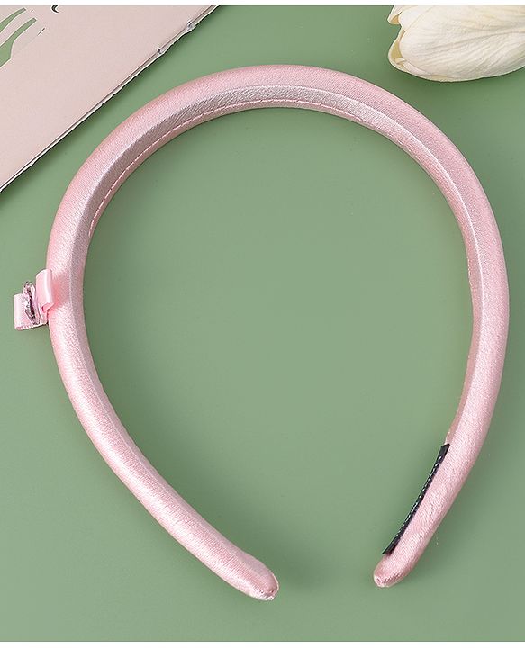 Pine Kids Free Size Solid Coloured  Hair Band - Pink