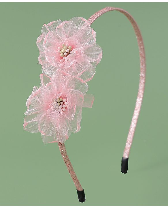 Babyhug Floral Applique Hair Band -  Pink