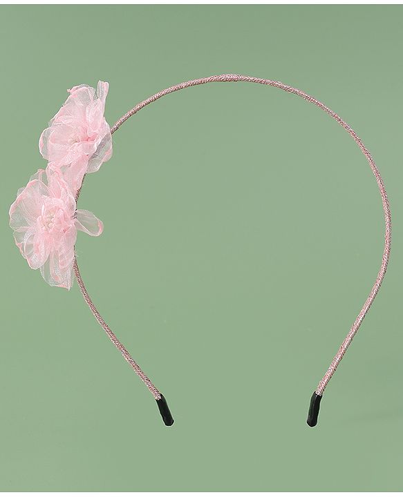 Babyhug Floral Applique Hair Band -  Pink