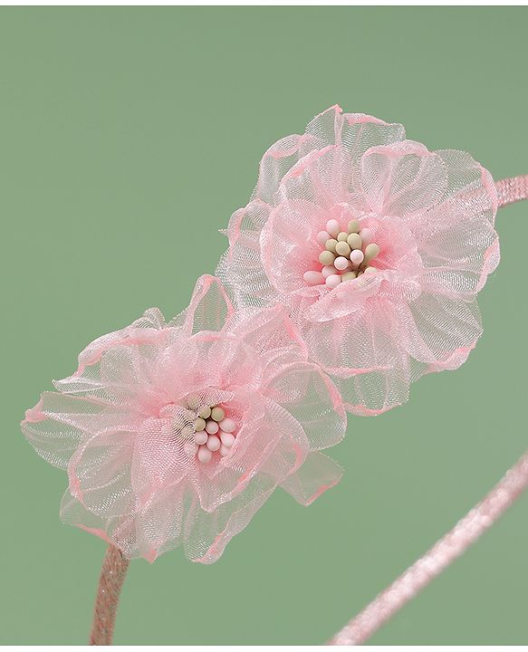Babyhug Floral Applique Hair Band -  Pink