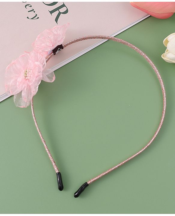 Babyhug Floral Applique Hair Band -  Pink