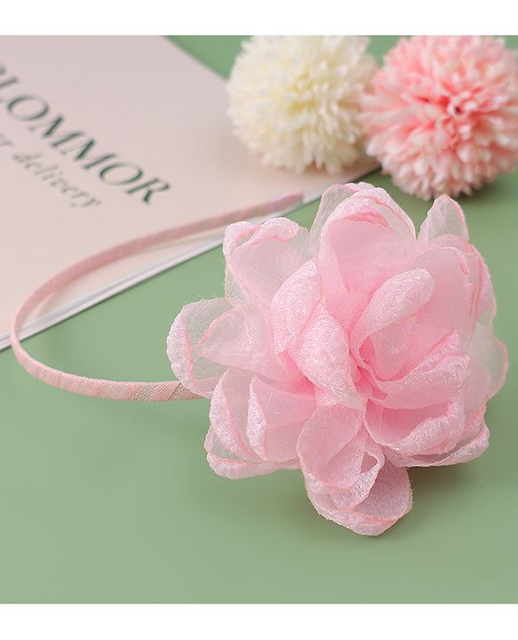 Babyhug Floral Applique Hair Band -  Pink