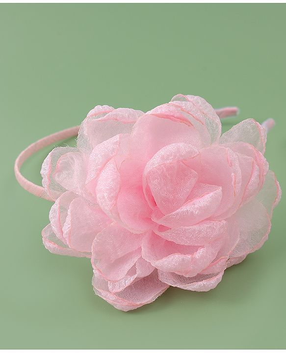Babyhug Floral Applique Hair Band -  Pink