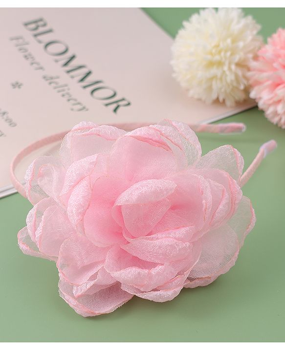 Babyhug Floral Applique Hair Band -  Pink