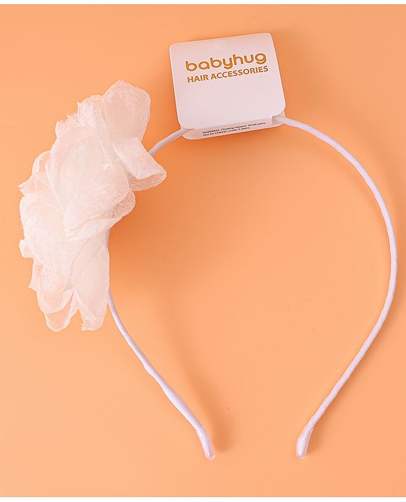 Babyhug Floral Applique Hair Band -  Pink