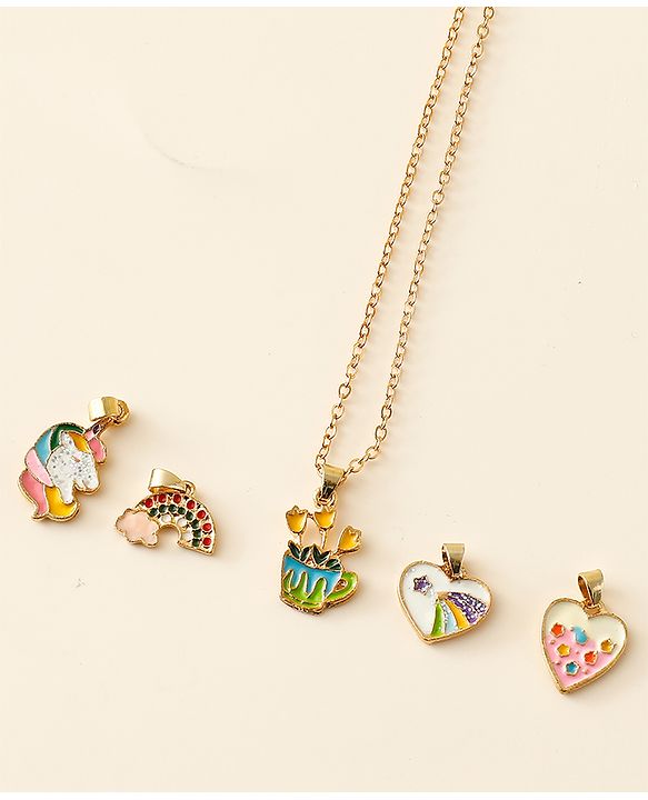Babyhug Jewellery Set Free Size - Golden