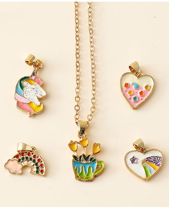 Babyhug Jewellery Set Free Size - Golden