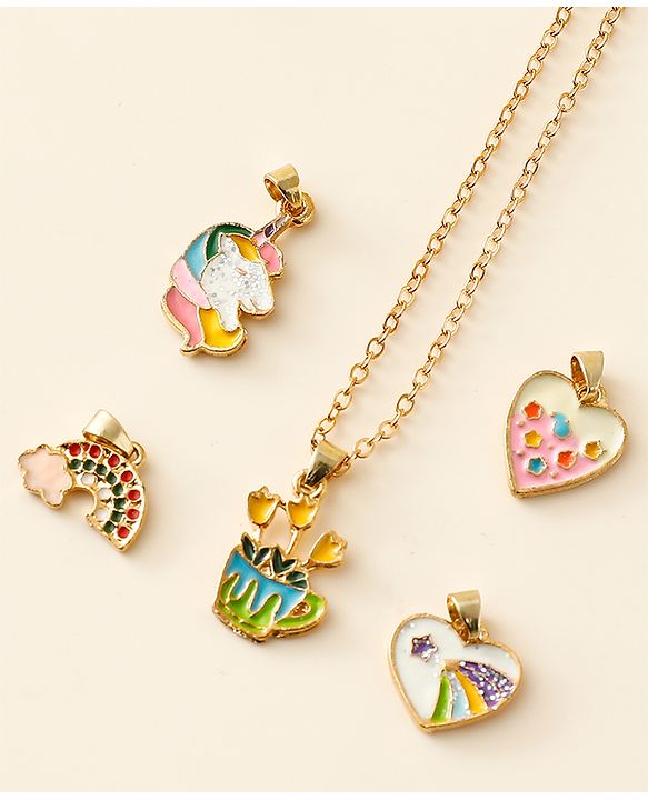 Babyhug Jewellery Set Free Size - Golden