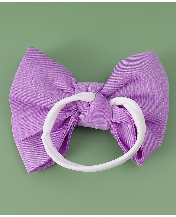 Babyhug Free Size Headbands With Bow Applique Pack Of 3 - Multicolour