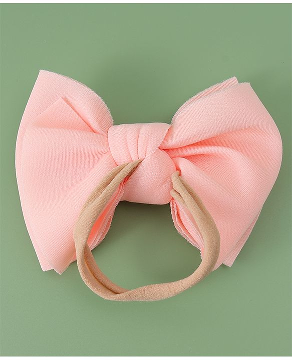 Babyhug Free Size Headbands With Bow Applique Pack Of 3 - Multicolour