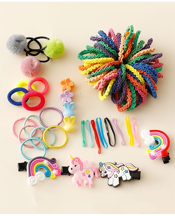 Babyhug Hair Accessories Combo Set Free Size - Multicolor