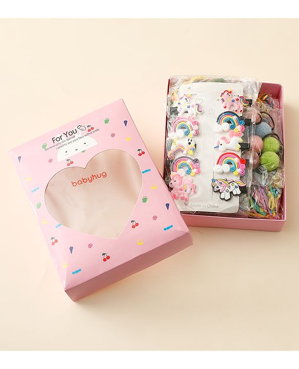 Babyhug Hair Accessories Combo Set Free Size - Multicolor