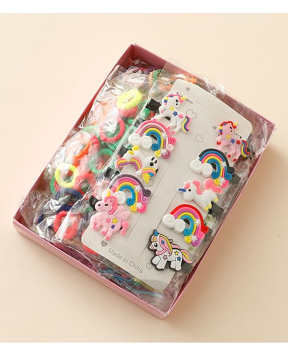 Babyhug Hair Accessories Combo Set Free Size - Multicolor