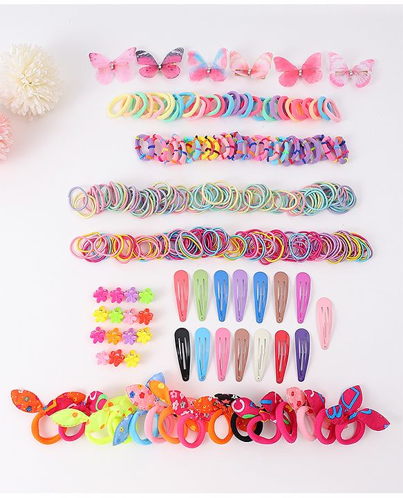 Pine Kids Hair Accessories Combo Set Free Size - Multicolor