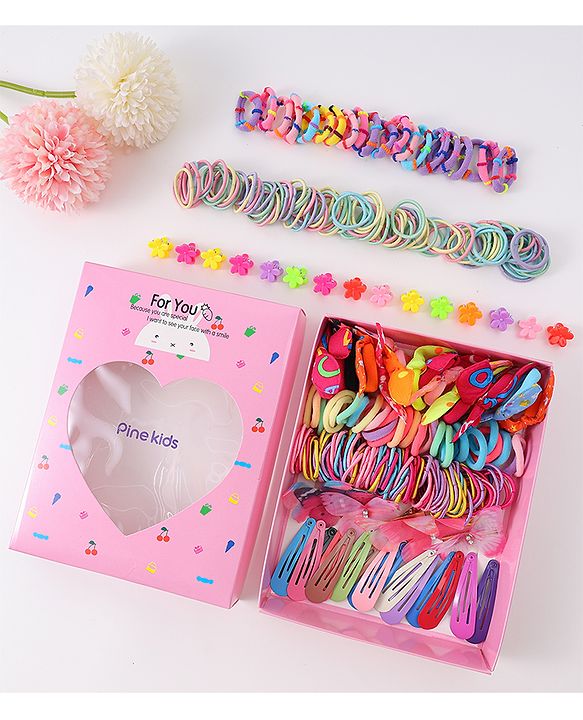 Pine Kids Hair Accessories Combo Set Free Size - Multicolor