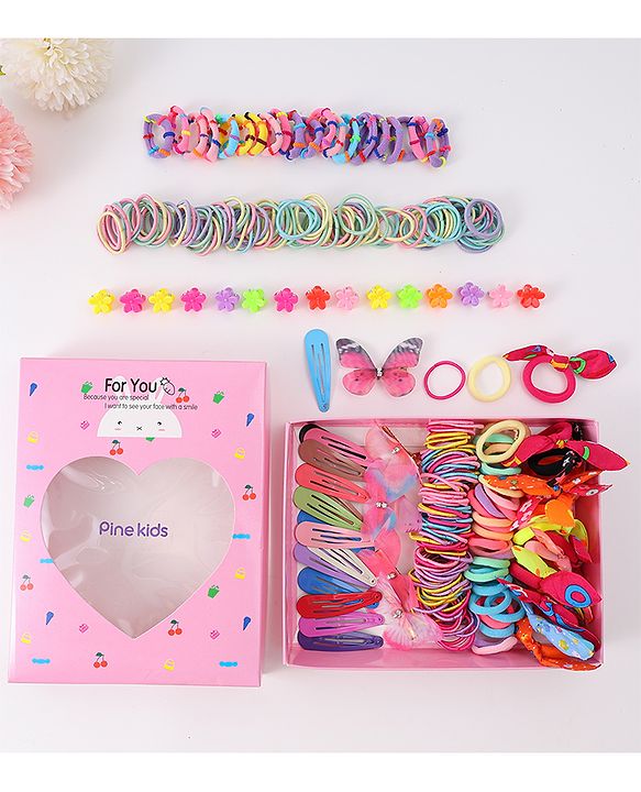 Pine Kids Hair Accessories Combo Set Free Size - Multicolor