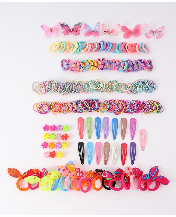 Pine Kids Hair Accessories Combo Set Free Size - Multicolor