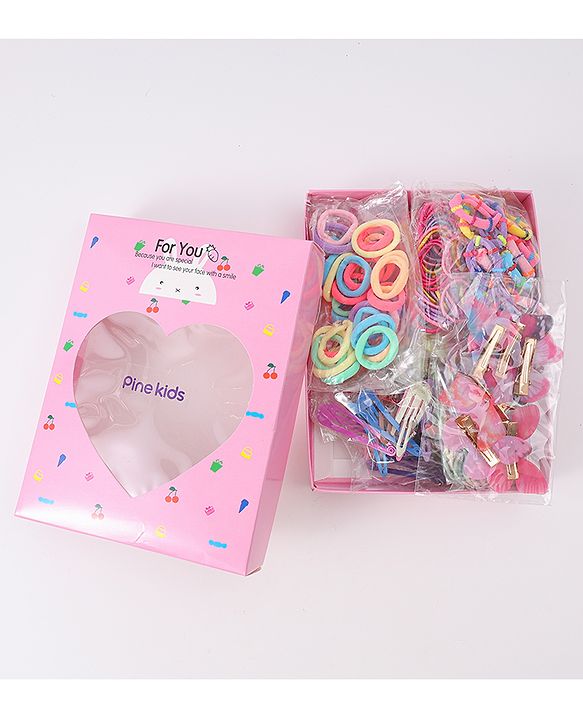 Pine Kids Hair Accessories Combo Set Free Size - Multicolor