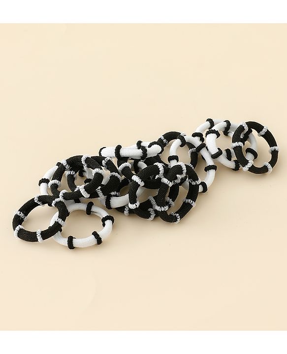 Babyhug Hair Accessories Combo Set Free Size - Black & White
