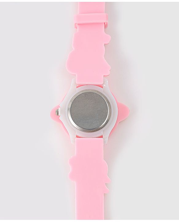 Babyhug Unicorn Applique Analog Watch - Pink