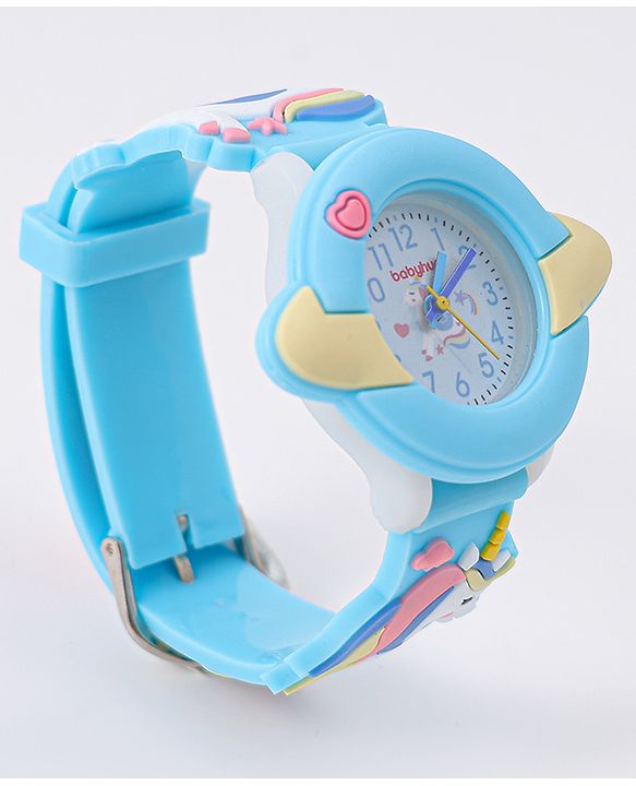 Babyhug Unicorn Applique Analog Watch - Pink