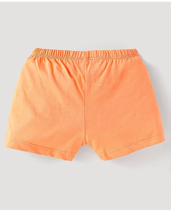 Babyhug Single Jersey Knit Trunks with Animal Star Print & Stripes Pack of 5 - Multicolor
