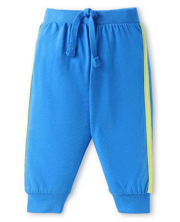 Babyhug Cotton Knit  Full Length Dino Printed Lounge Pants Pack of 5 - Aqua Blue & Green