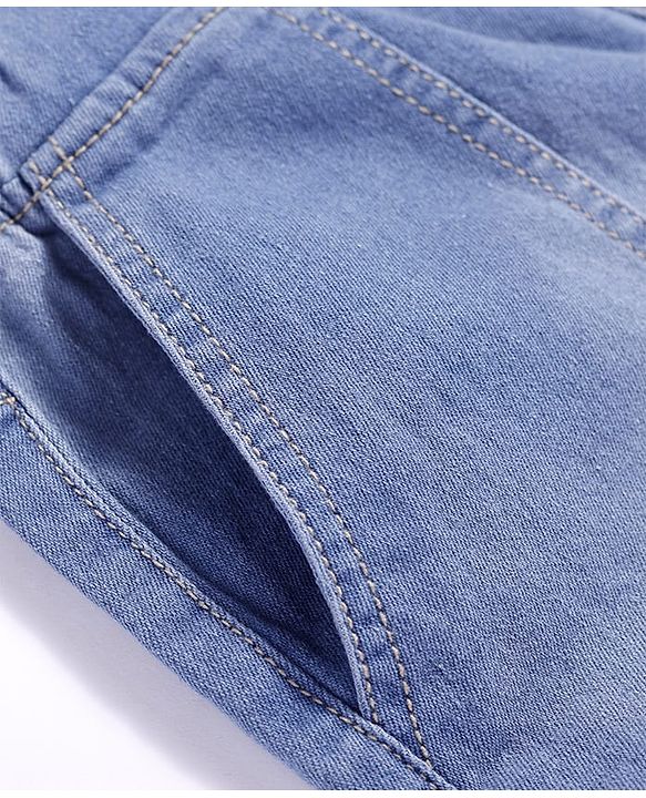 Pine Kids Woven Knee Length Solid Shorts - Navy Blue