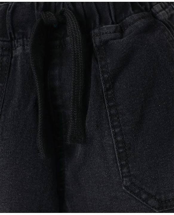 Pine Kids Woven Knee Length Solid Shorts - Navy Blue