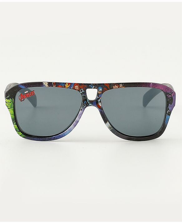 Pine Kids Marvel Avengers Free Size Sunglasses - Black.