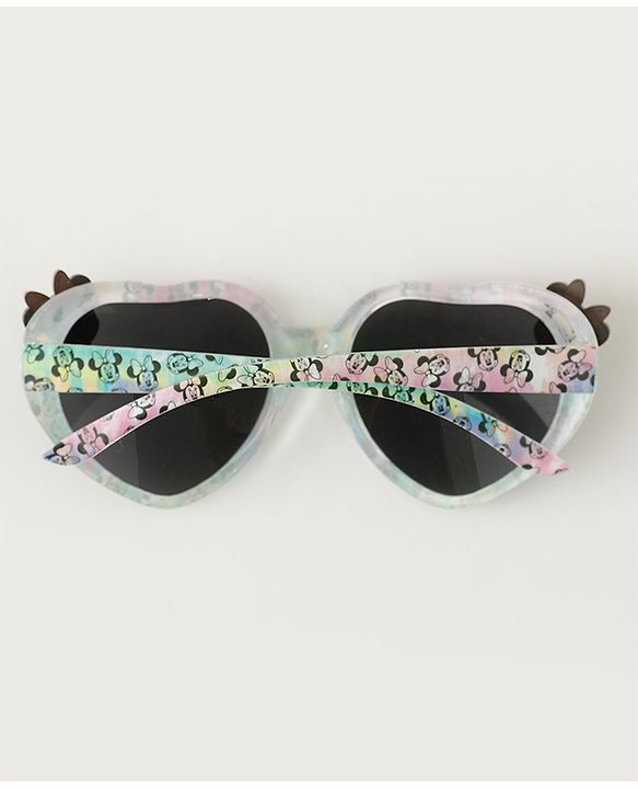 Babyhug Disney Jr. Free Size Sunglasses With Minnie Applique - Light Pink & Light Green.