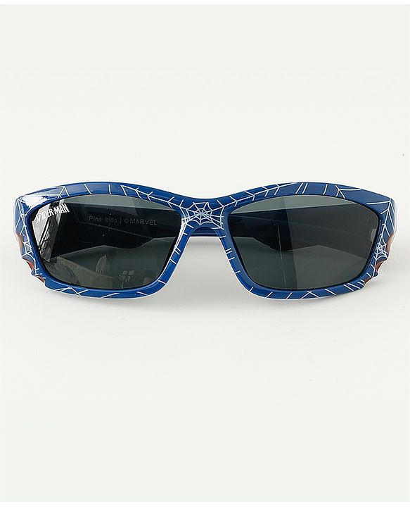 Pine Kids Marvel Spiderman Free Size Sunglasses - Blue