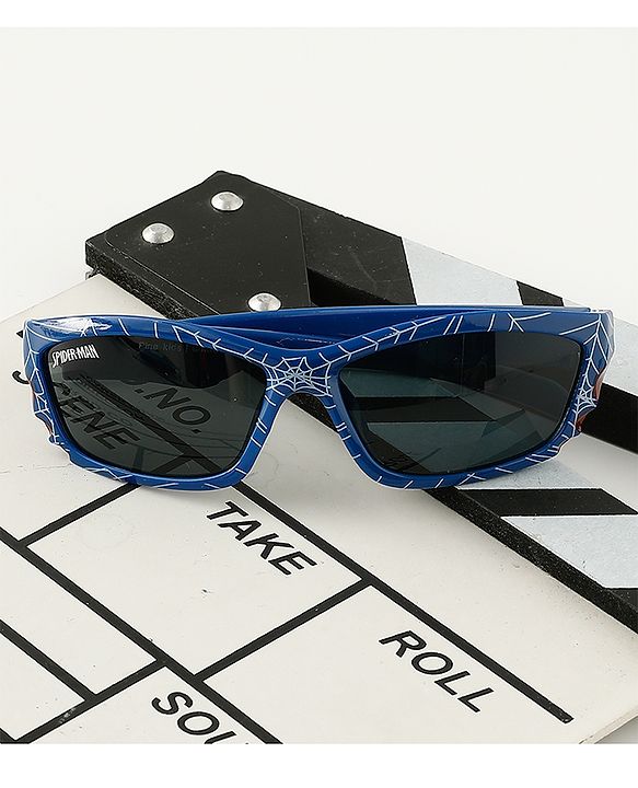 Pine Kids Marvel Spiderman Free Size Sunglasses - Blue